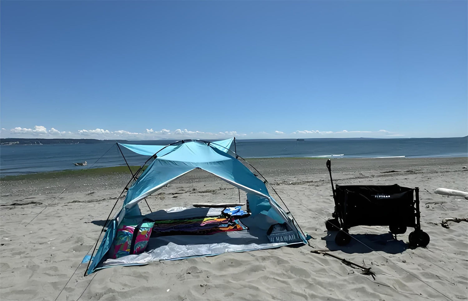 Camping tent near me: Elegear Pop up Beach Tent Sun Shelter Gear Review