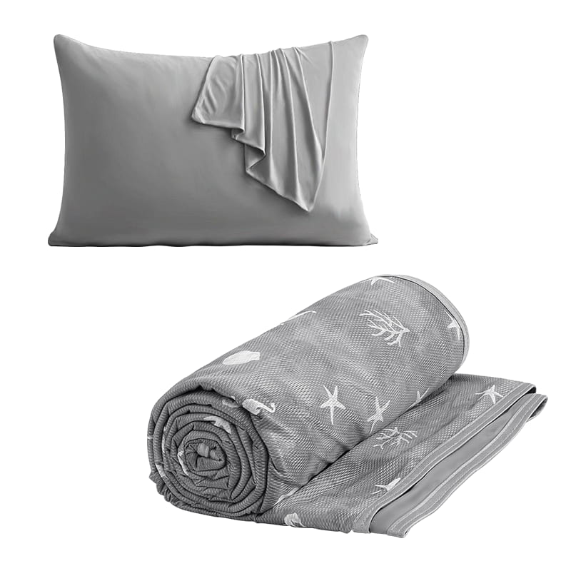 Coastal Cooling Blanket ＆ Pillowcase  Bundle