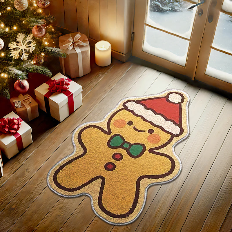 Gingerbread Man Carpet Floor Mat