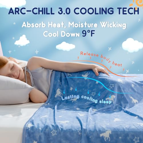 Arc-chill Extreme Q max 0.5 Cooling Blanket for Hot Sleeper for Kids