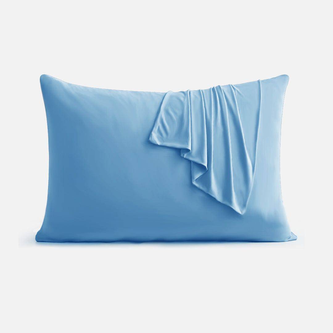 Blue Stripe Cooling Blanket ＆ Blue Pillowcase Bundle