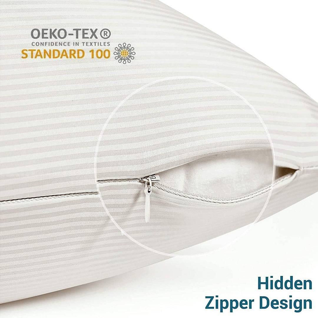 Premium Silky Super Cooling Stripe Pillowcases