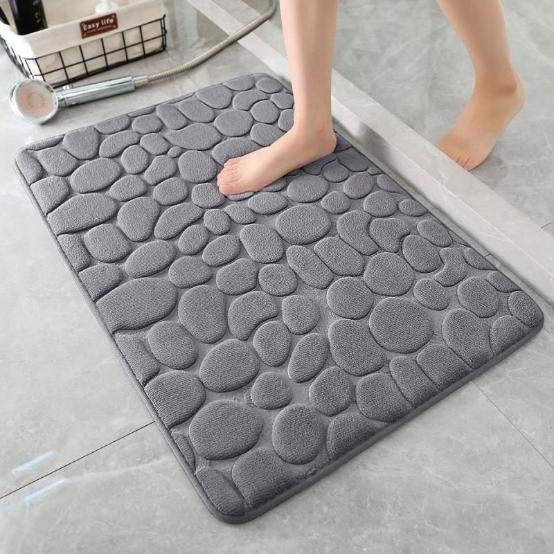 Bathroom Floor Mat Bathroom Door Absorbent Mat Quick-drying Non-slip Mat