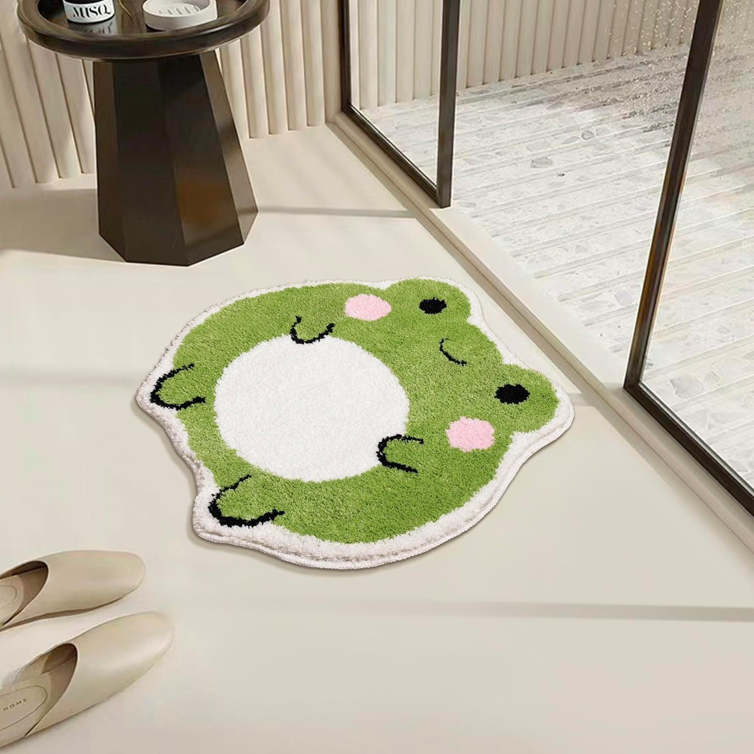 Small Frog Bathroom Absorbent Floor Mat Non-slip Carpet Bedroom Decorative Carpet