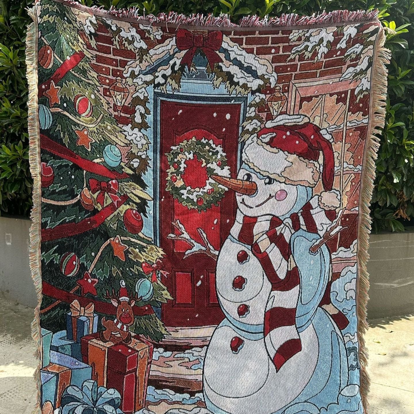 Christmas Celebration Blanket Decorative Blanket