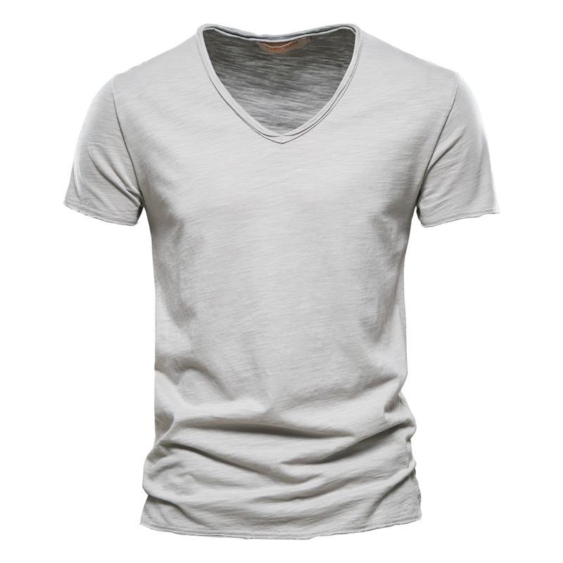 Elegear Summer Men 10 Solid Color Options Avaliable in 4 XL & 5XL V-neck