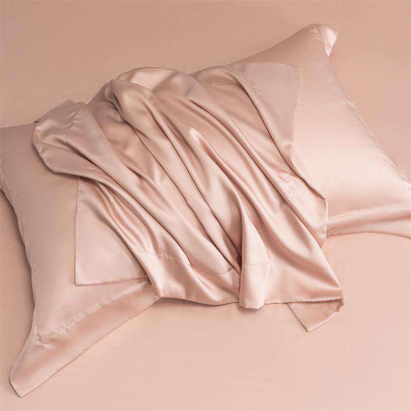 2 Pack for Silk Pillowcase for Hair and Skin,  Natural Silk Pillow Case with Zipper, Both Sided Pure Silk Pillow Cover for Women