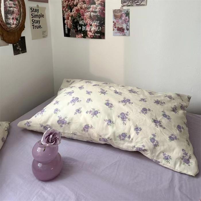 Pure Cotton Pillowcase Soft, Fade-Resistant with Multiple Pattern