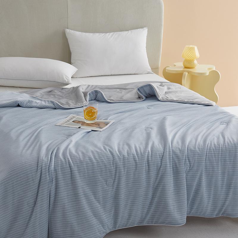 Summer ice Silk Cool Quilt Double Cool Summer Quilt Washable air-Conditioned Quilt is Suitable for Family beds