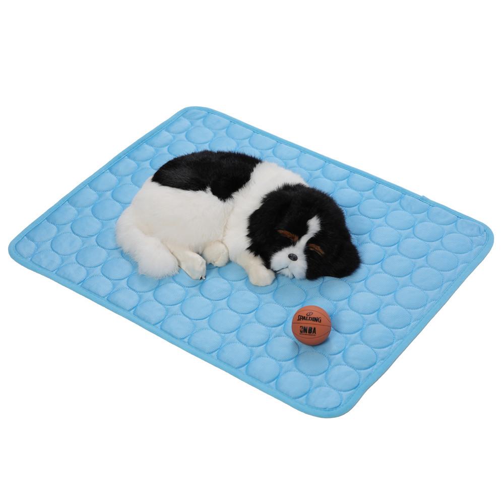 Cooling Mat, Pet Cooling Pad for Dogs Cats Breathable Ice Silk Self Cooling Pet Bed Washable Comfort Pad Blanket Sleep Mat