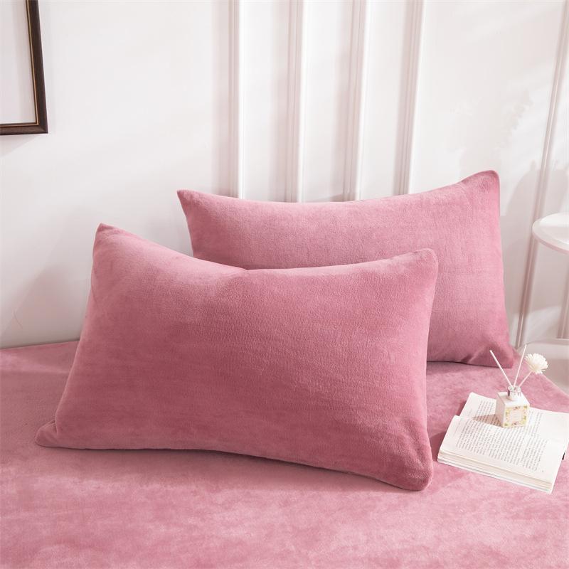 Thickened Plush Winter Pillowcase