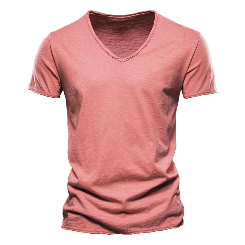 Elegear Summer Men 10 Solid Color Options Avaliable in 4 XL & 5XL V-neck