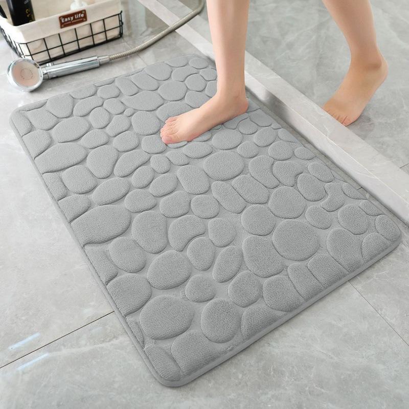 Bathroom Floor Mat Bathroom Door Absorbent Mat Quick-drying Non-slip Mat