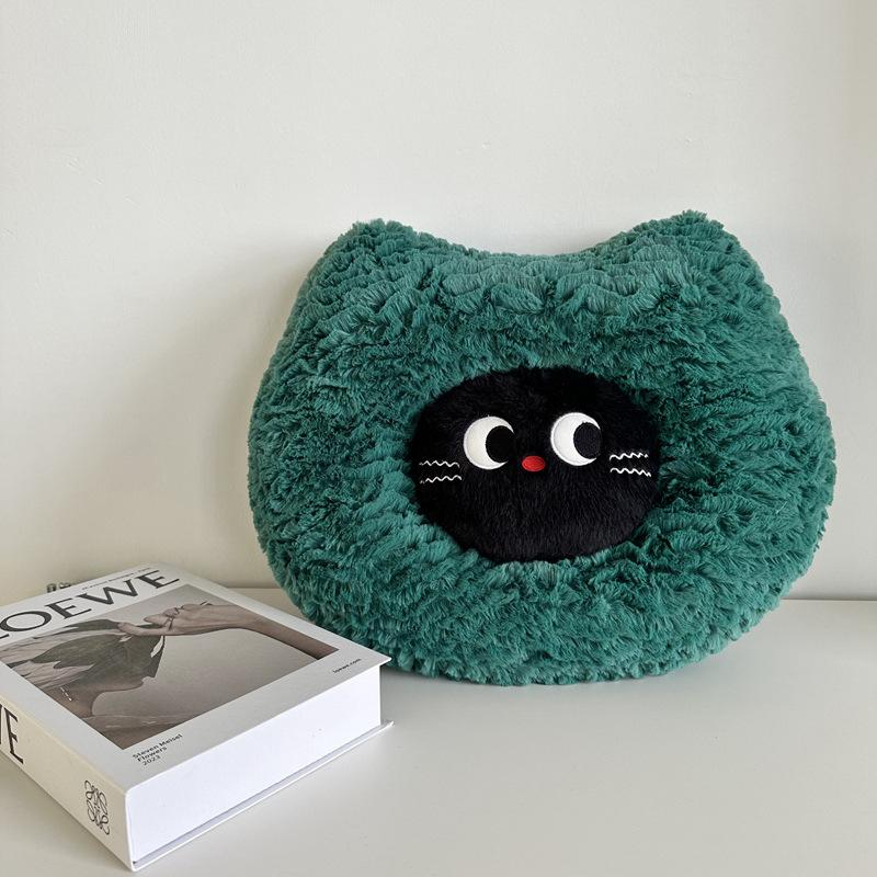 Cute Cat Head Cushion