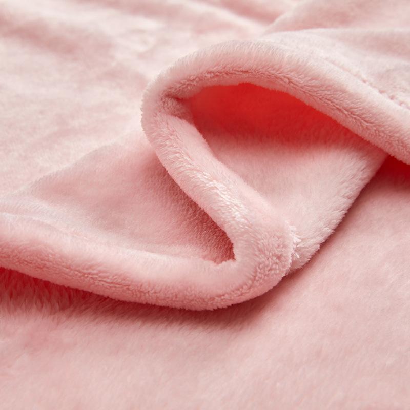 Solid Color Faux Fur Blanket